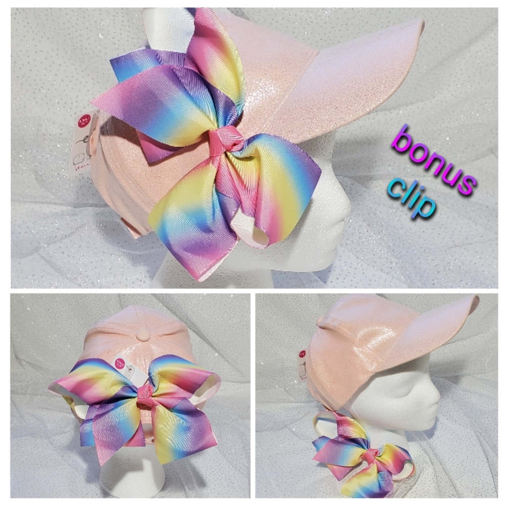 NWT ELLI BY CAPELLI BIG GIRL HAT 👒 BONUS 🎀BOW🎀